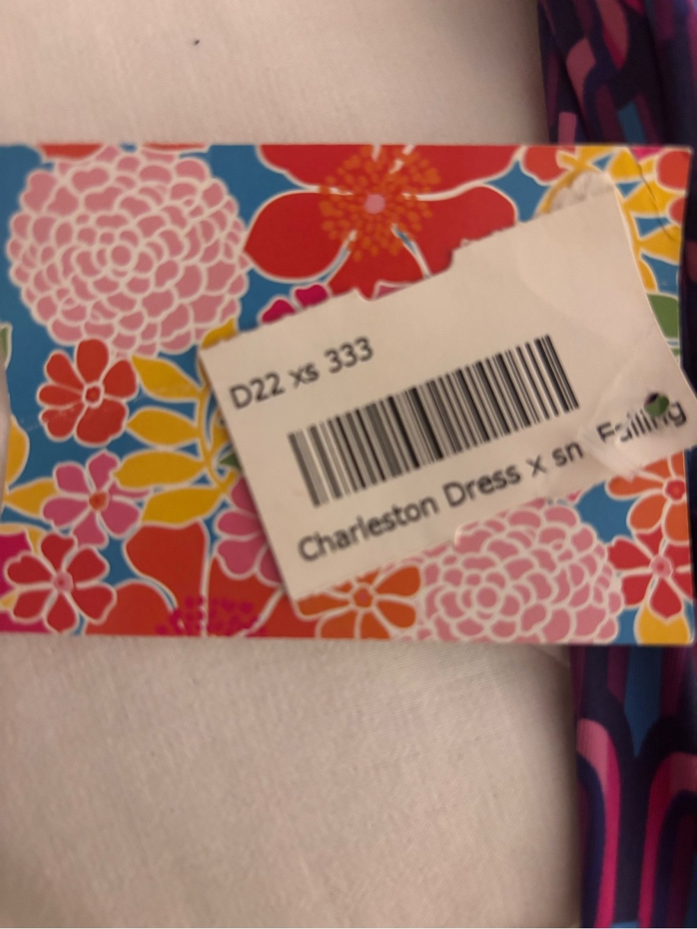 NWT- Spunkwear Charleston line Sleevless Patterned Halter Midi Dress - Picture 4 of 5